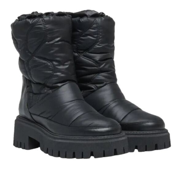 Dorothee Schumacher Lug Sole Platform Insulated Winter Rain Boots, Size EU 38 - Picture 1 of 11